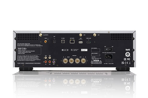 Rotel RAS-5000 nero integrato con streamer di rete 140+140 watt
