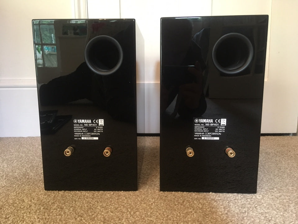 Yamaha NS-BP401 nero laccato diffusori 2 vie bass reflex ...