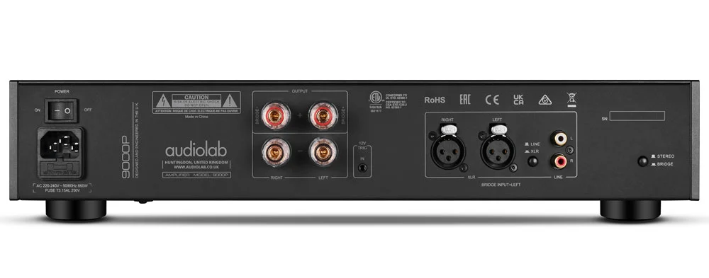 Audiolab 9000P nero finale di potenza classe AB 2x100 watt rms