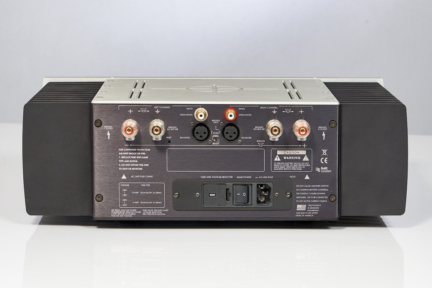 Coda amplifier S5.5 finale di potenza in pura classe A 2x50 watt