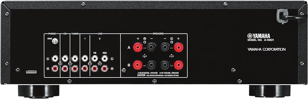 Yamaha AS201 NERO Amplificatore Integrato 115W x2 Ingresso Phono NUOVO
