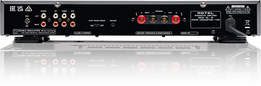 Rotel A8 silver amplificatore 2 canali classe AB con telecomando