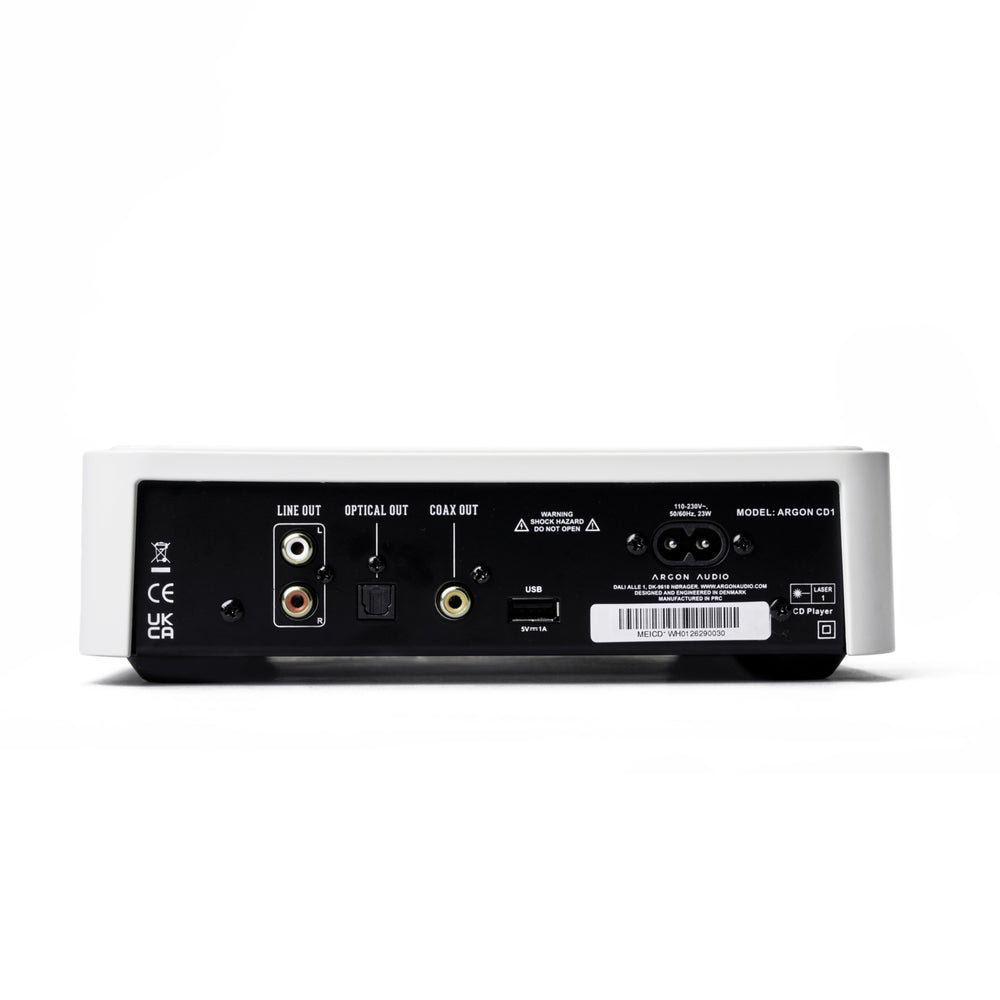 Argon audio CD1 bianco lettore cd compatto