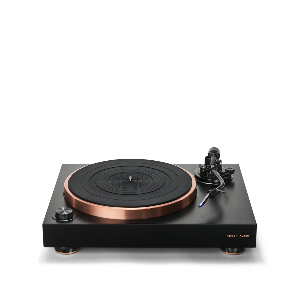 Argon Audio Aurora black giradischi trazione diretta braccio a S