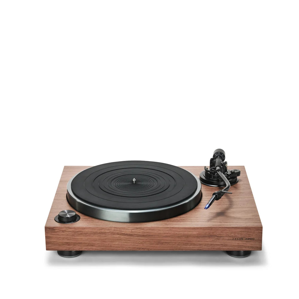Argon Audio Aurora walnut giradischi trazione diretta braccio a S