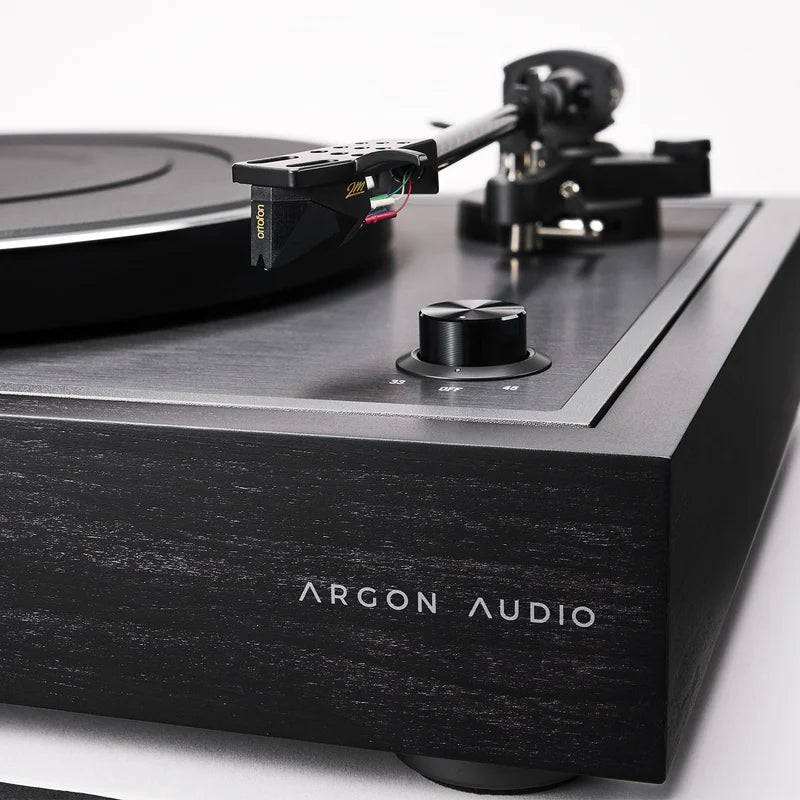 Argon Audio TT signature nero giradischi completo di testina ortofon