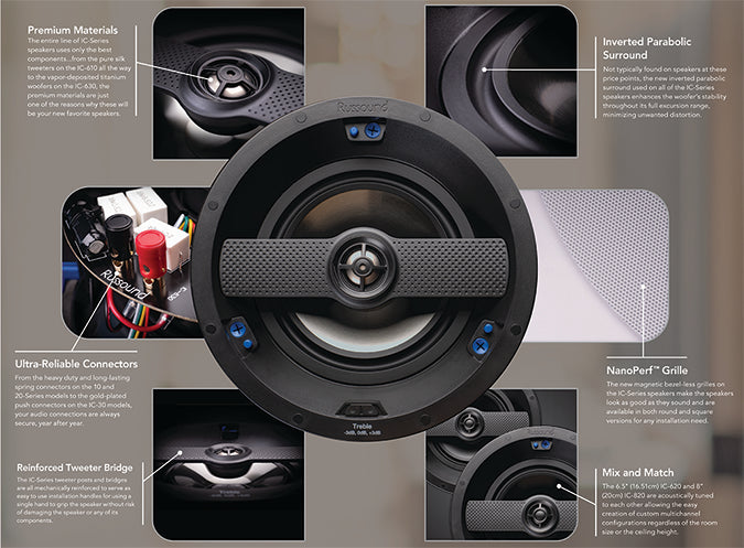 Russound IC-830 coppia diffusori 2 vie da incasso