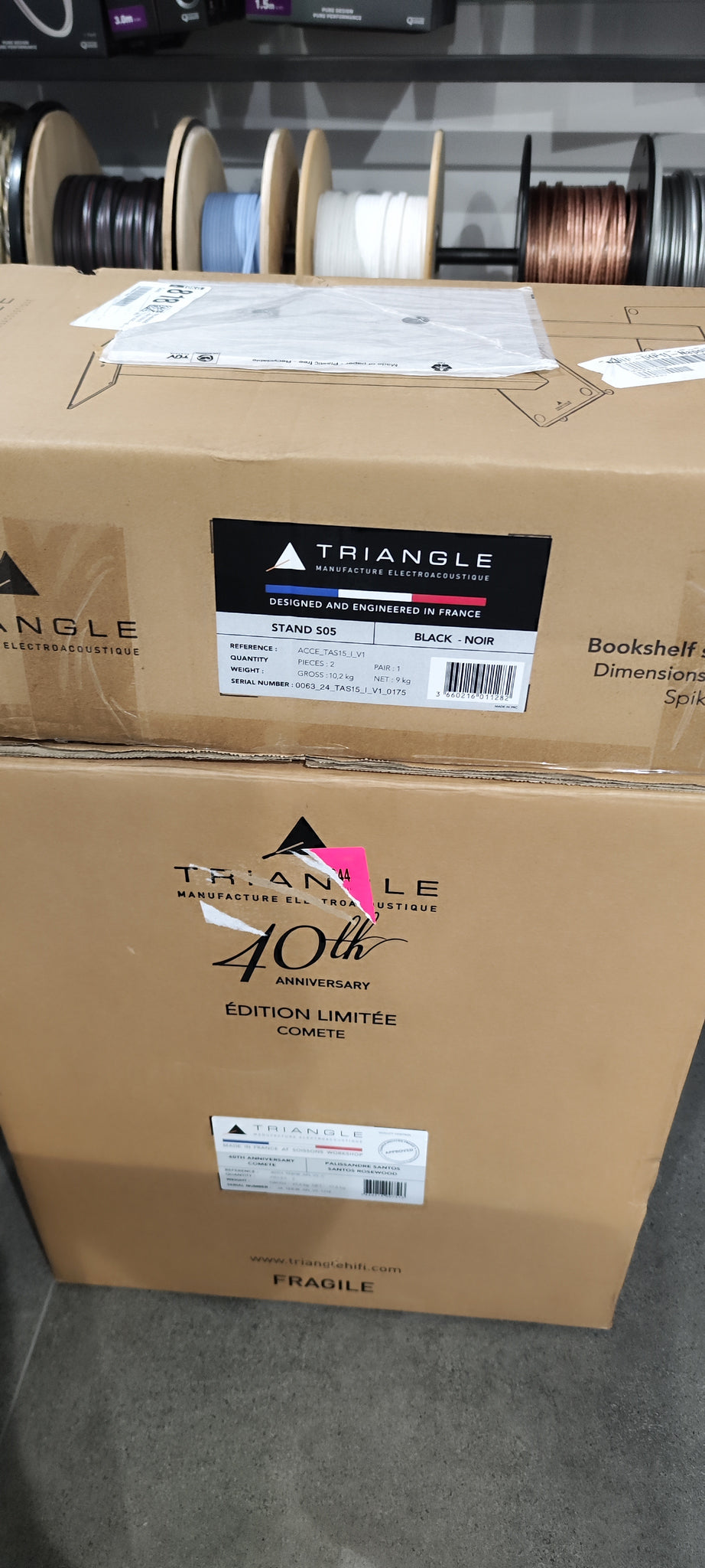 Triangle Comete Ez 40th Anniversary colore santos rosewood DEMO