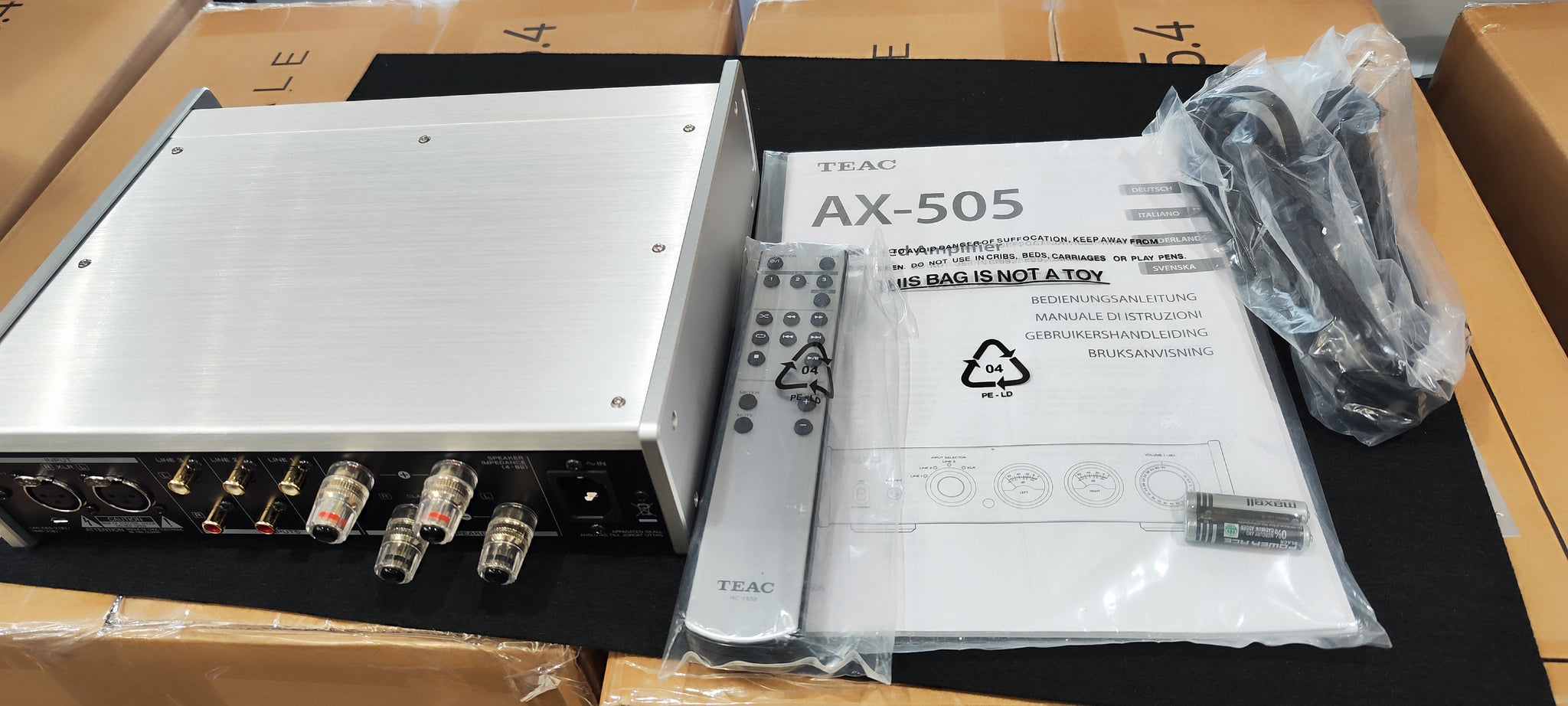 Teac AX-505S silver amplificatore integrato EX-DEMO