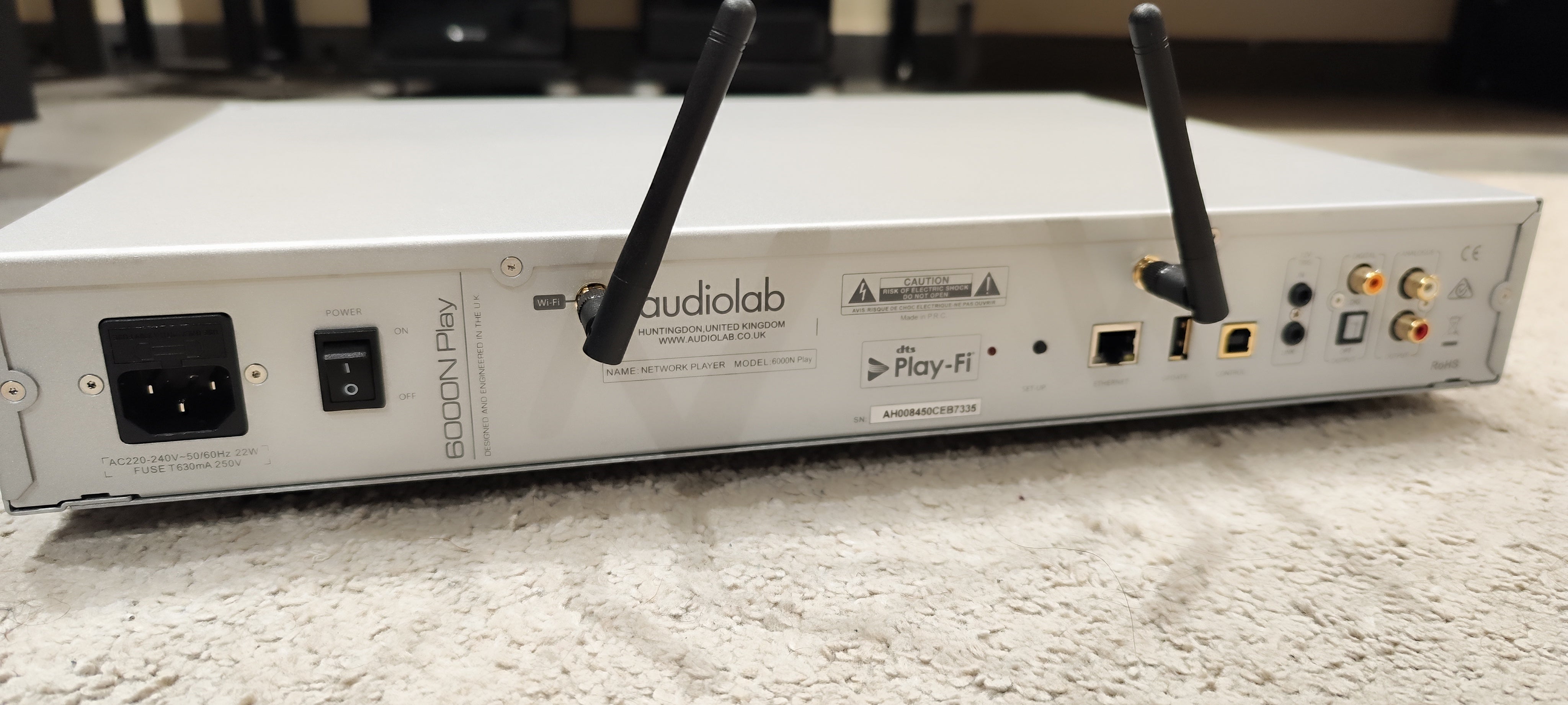 Audiolab 6000N play silver lettore di rete tecnologia wifi DTS EX-DEMO
