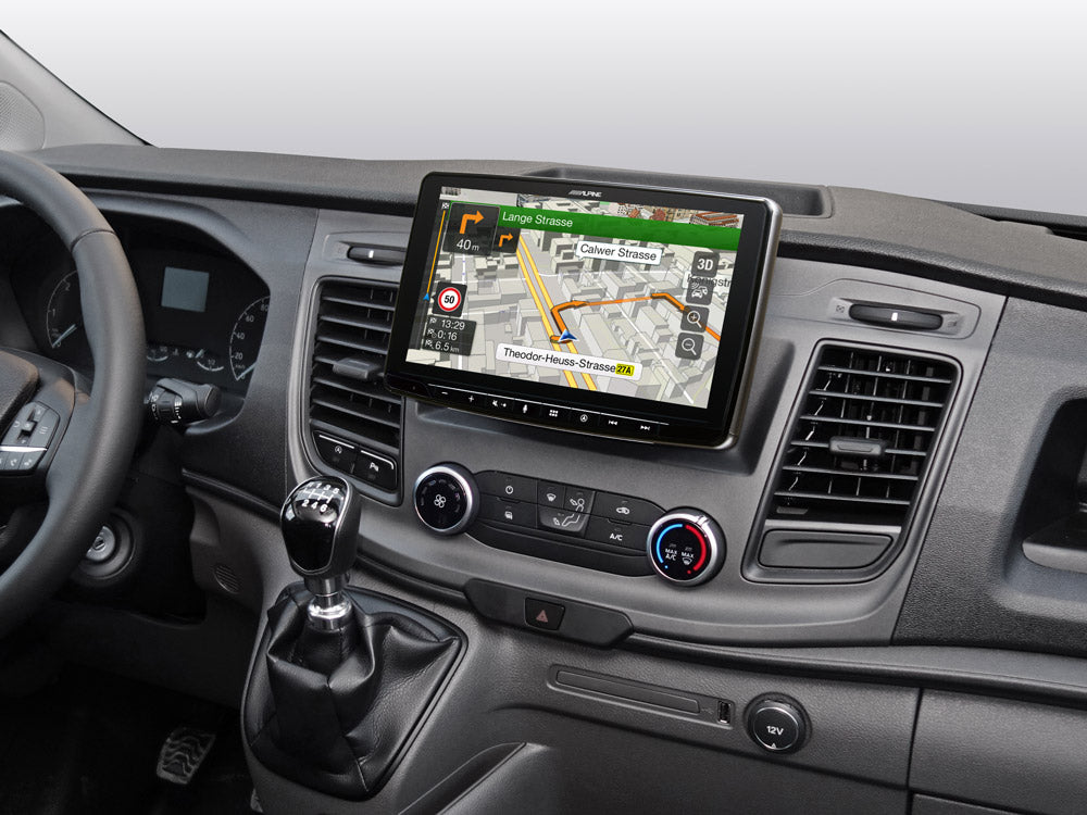 Alpine INE-F904TRA Sistema di navigazione da 9" per Ford Transit Custom