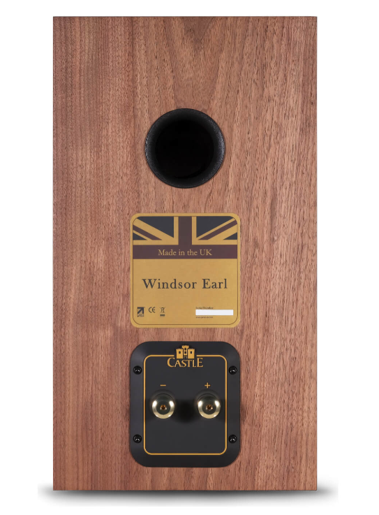 Castle Earl noce diffusori 2 vie bass reflex con stand dedicati inclusi