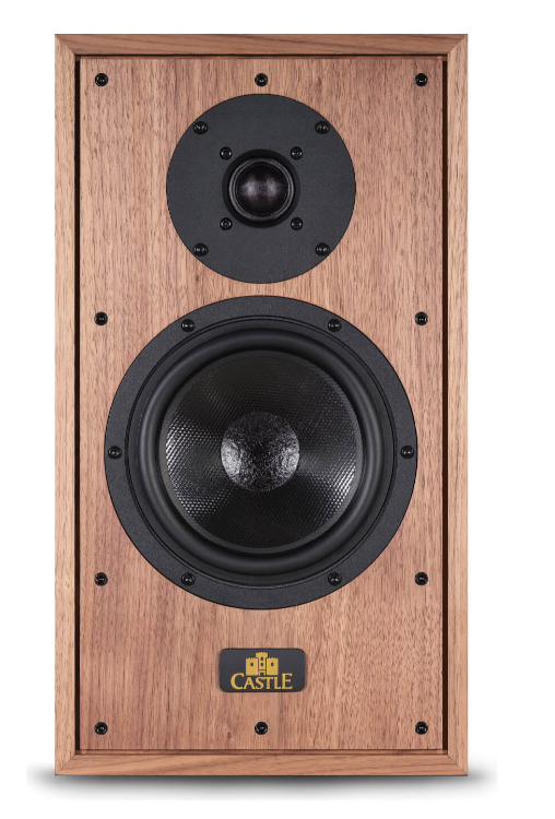 Castle Earl noce diffusori 2 vie bass reflex con stand dedicati inclusi