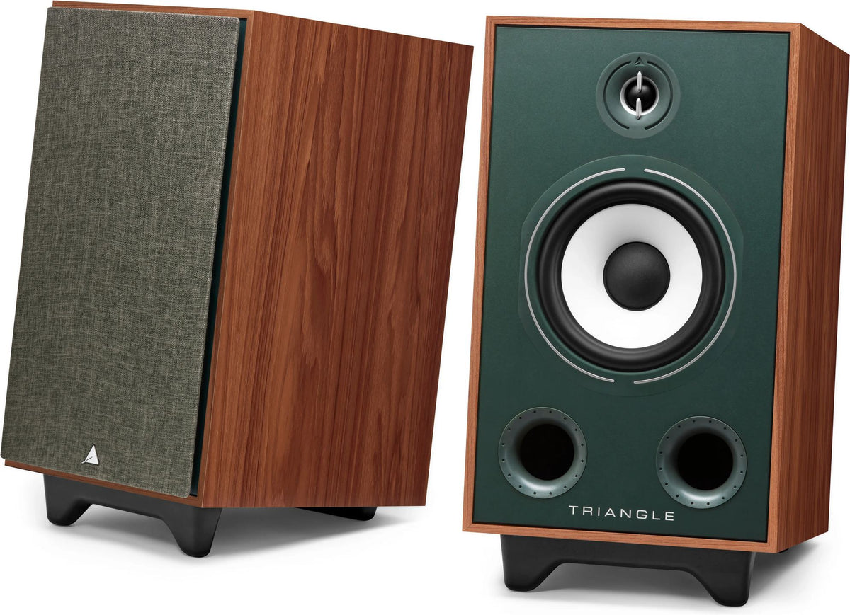 Triangle Borea BR05 verde diffusori 2 vie bass reflex anteriore