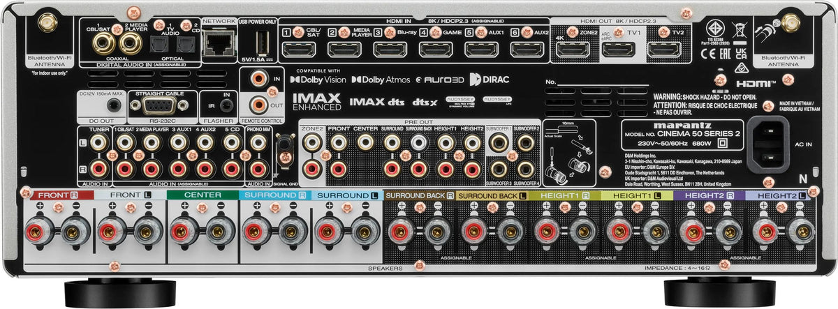 Marantz Cinema 50 Serie 2 nero sintoamplificatore 9 canali