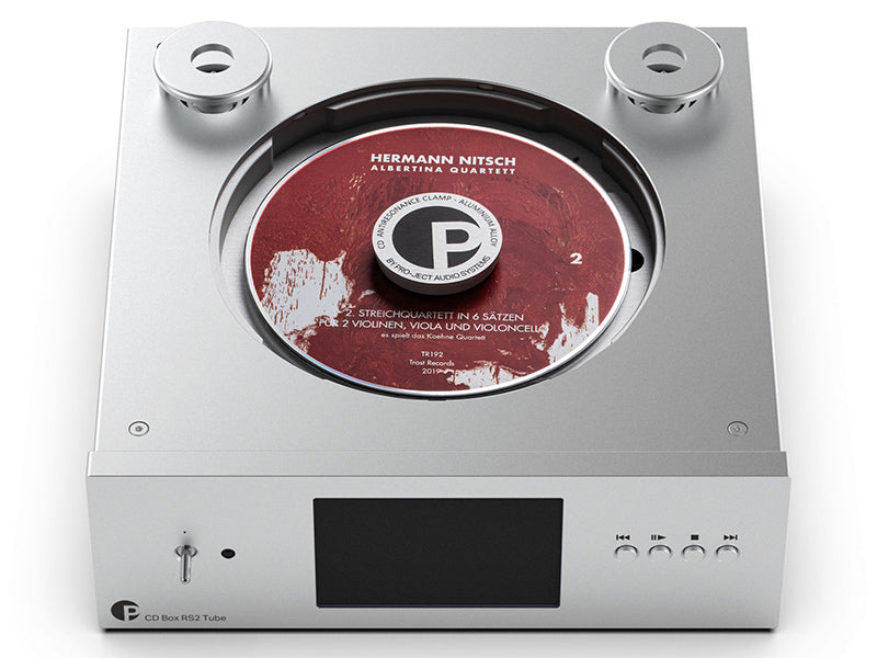 Pro-Ject CD Box RS2 Tube silver Lettore CD Hi-End con stadio di uscita a valvole
