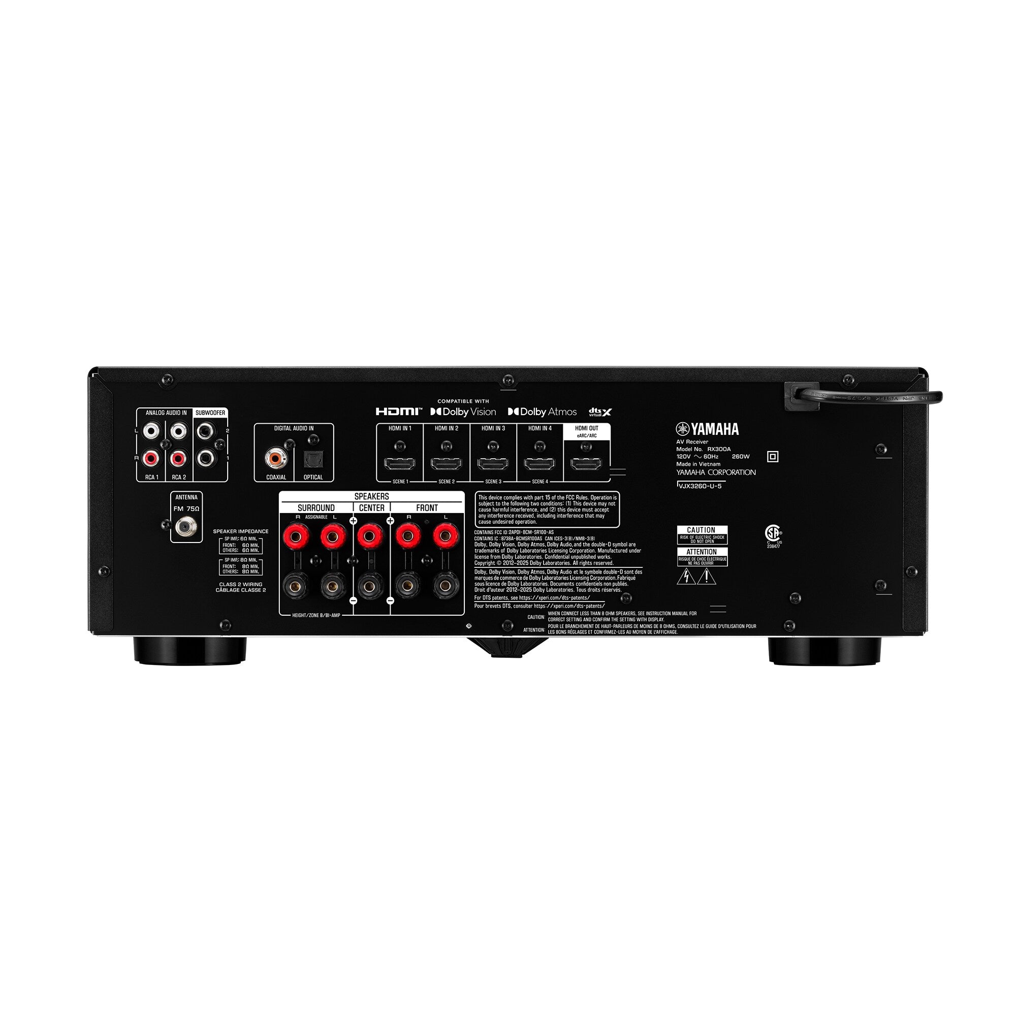 Yamaha RX300A sintamplificatore audio video 5.2