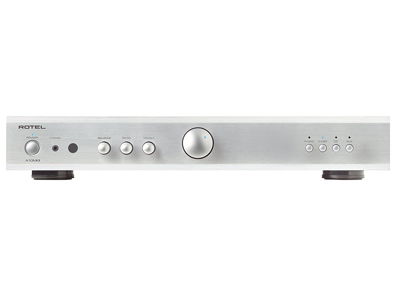 Rotel A10 MKII silver amplificatore integrato 2x50 watt con telecomando