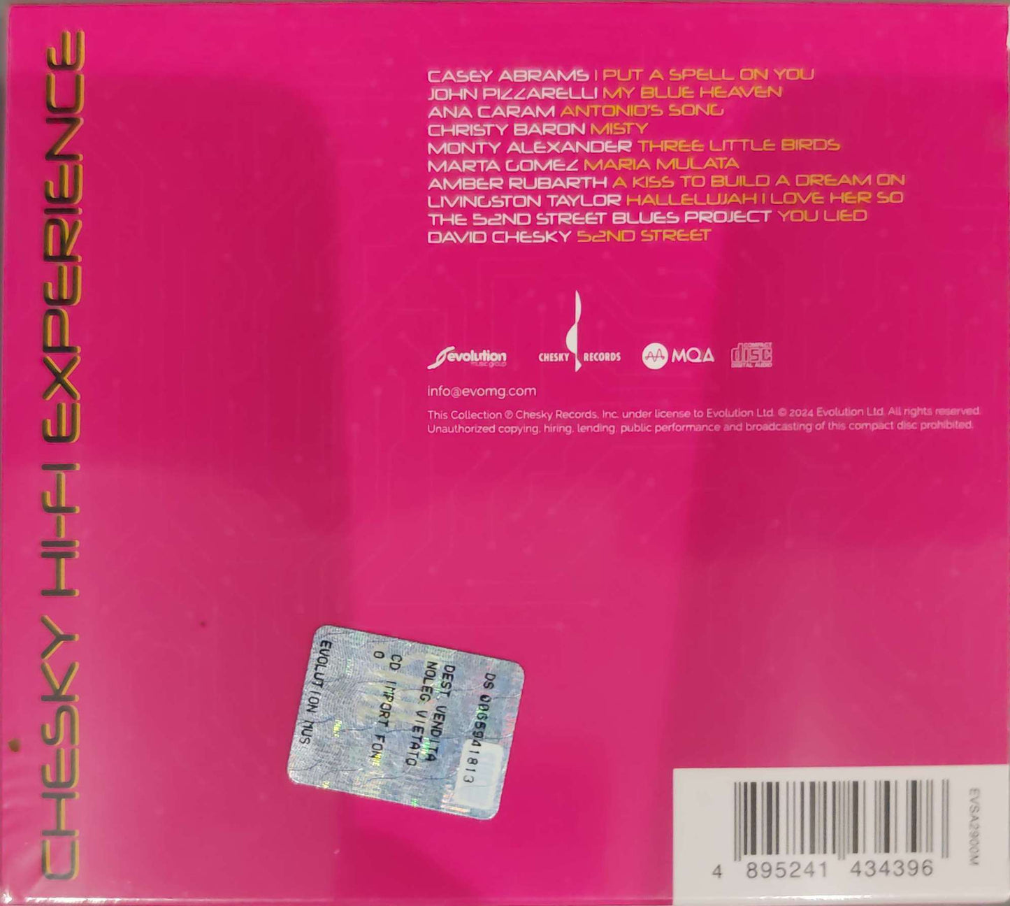 Chesky Hi-Fi Experience MQA CD