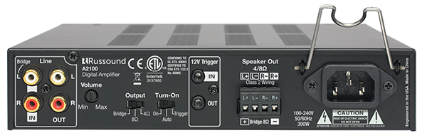 Russound A2100i Amplificatore digitale a 2 canali 100x2