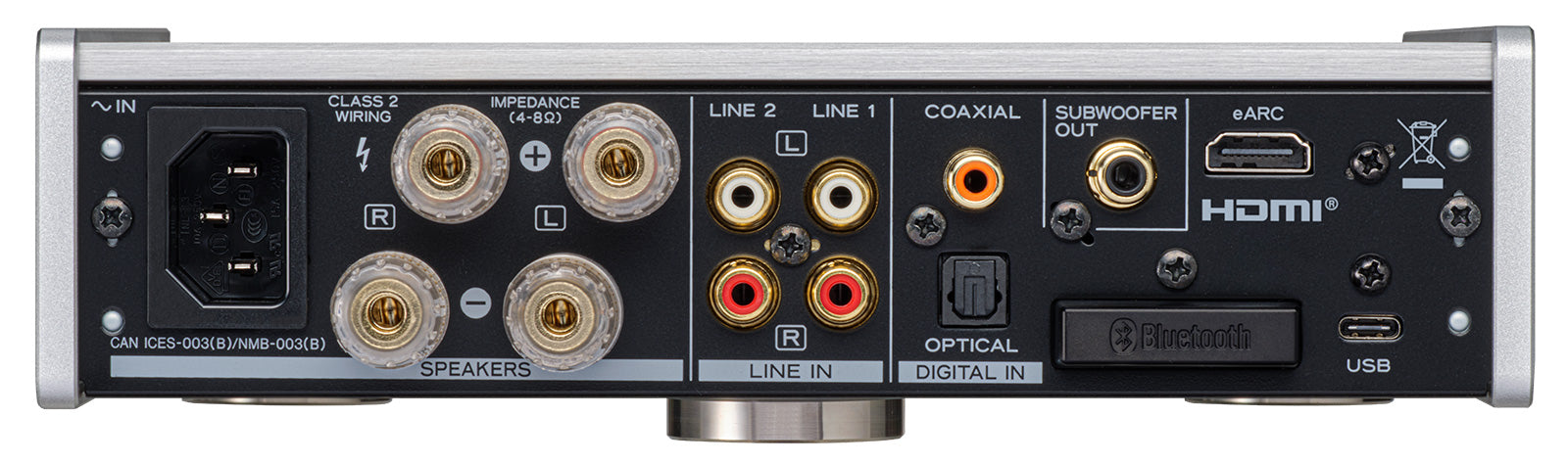 Teac AI-303 USB nero amplificatore con DAC Hi-Res DSD512 e PCM 384/32