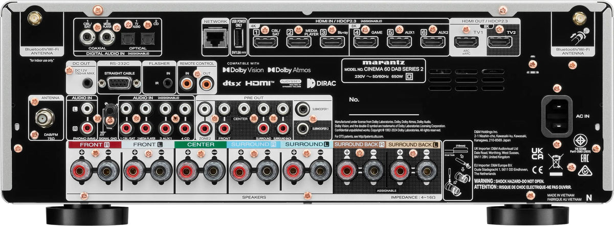 Marantz Cinema 60 Serie 2 silver sintoamplificatore 7 canali