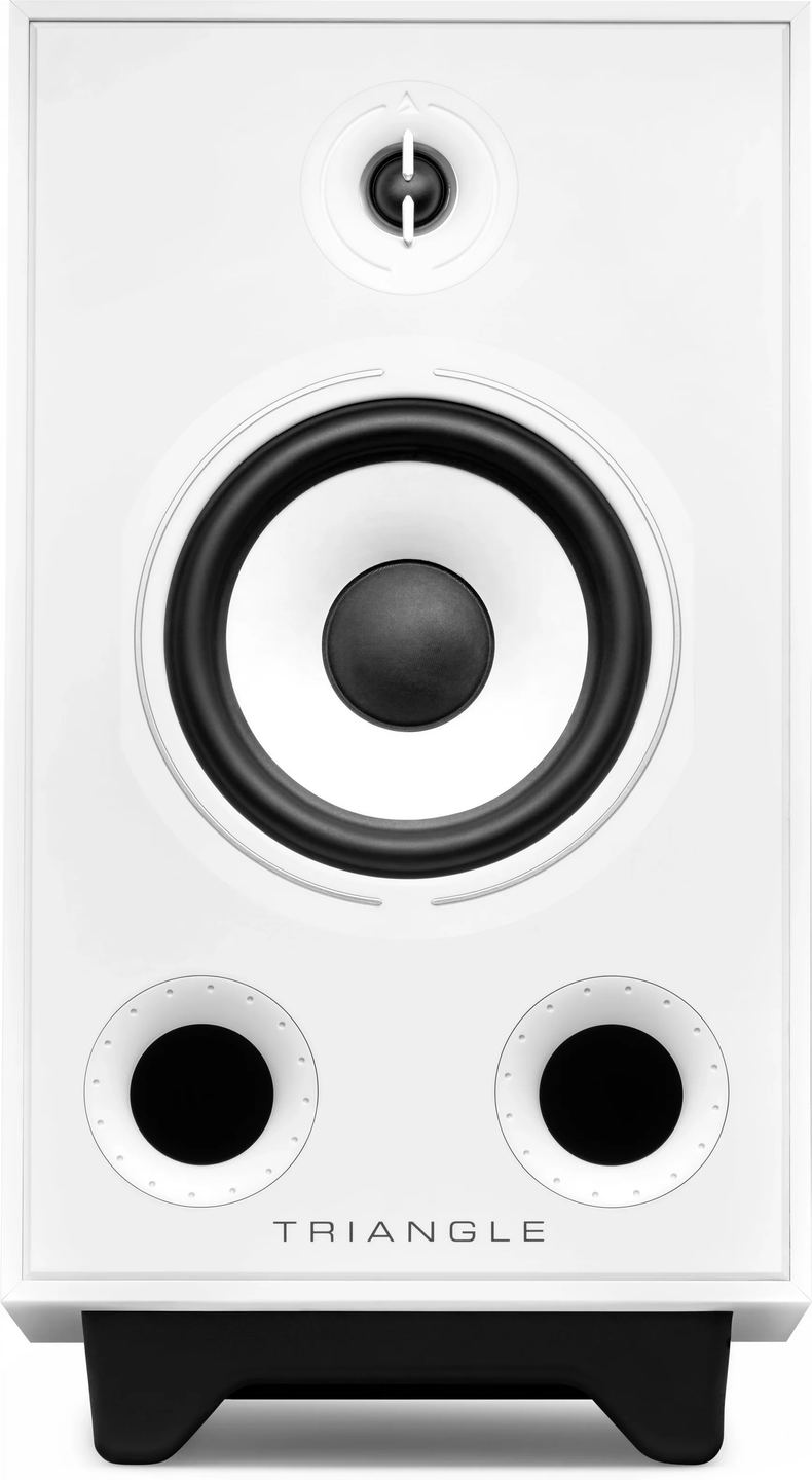 Triangle Borea BR05 bianche diffusori 2 vie bass reflex anteriore