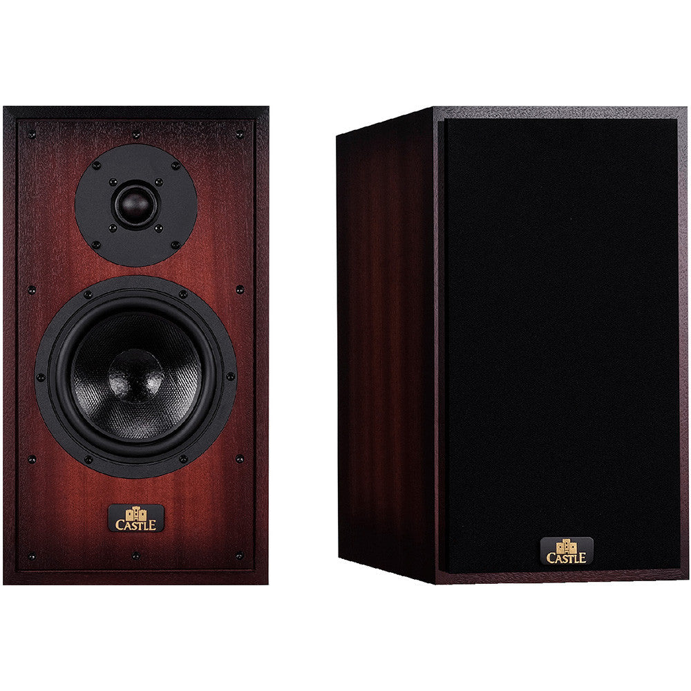 Castle Duke mogano diffusori 2 vie bass reflex con stand dedicati inclusi