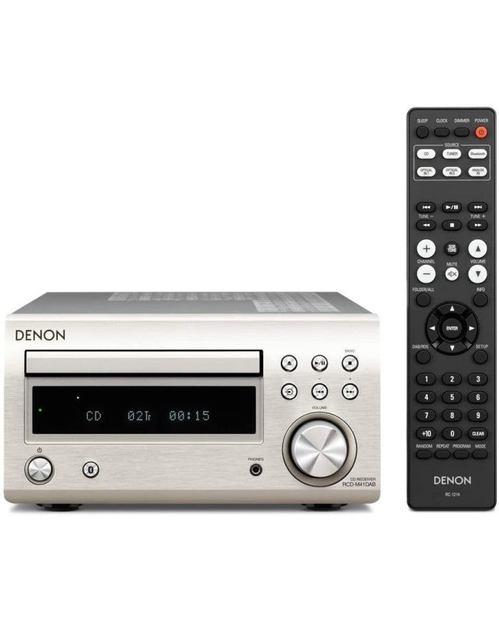 Denon RCDM41 silver + diffusori polk audio T15