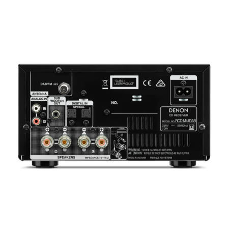 Denon RCDM41 nero + diffusori polk audio T15