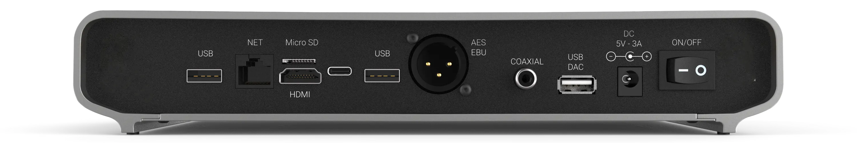 Volumio Rivo BLACK Streamer digitale HiFi Bit-Perfect fino a 768 kHz 32 bit