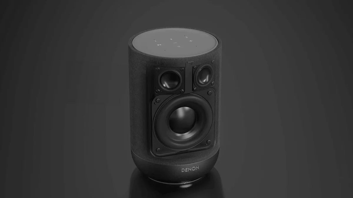 Denon Home 200 nero speaker wireless e multi-room con Dolby Atmos
