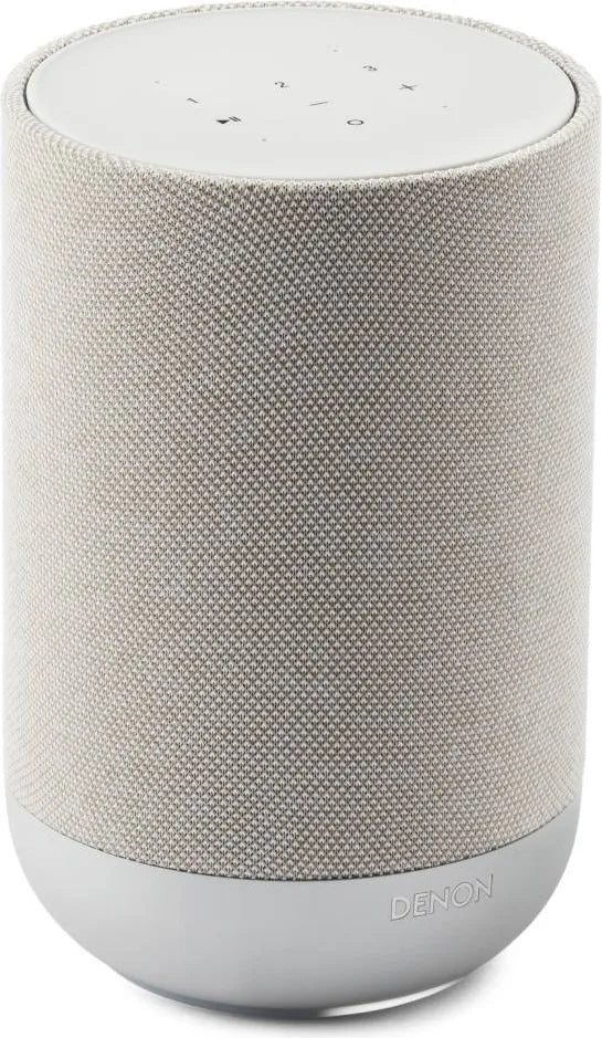 Denon Home 200 silver speaker wireless e multi-room con Dolby Atmos