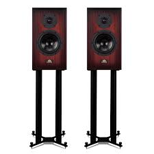 Castle Earl mogano diffusori 2 vie bass reflex con stand dedicati inclusi