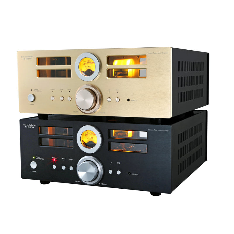 Pier Audio MS2000 T03 nero integrato 2 canali ibrido