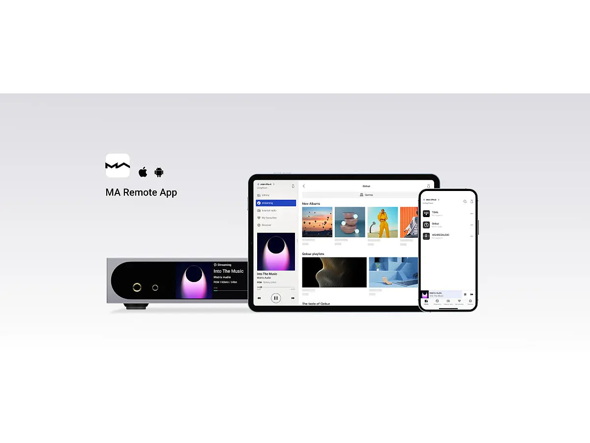 Matrix Audio MINI-I PRO 4 silver Streamer di rete wi-fi con DAC integrato e amplificatore cuffie