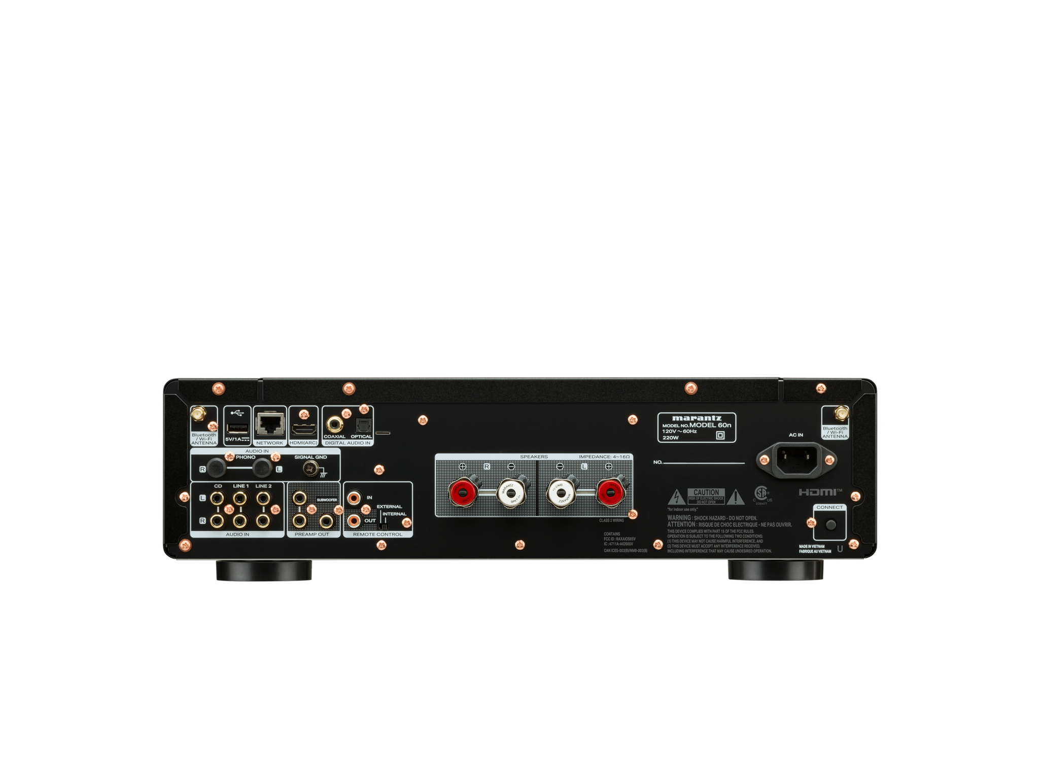 Marantz model 60n nero amplificatore con streamer di rete HEOS