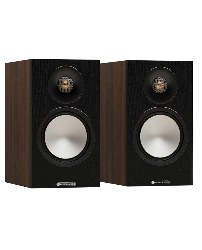 Monitor Audio BRONZE 50 7G noce Coppia Diffusori da Scaffale