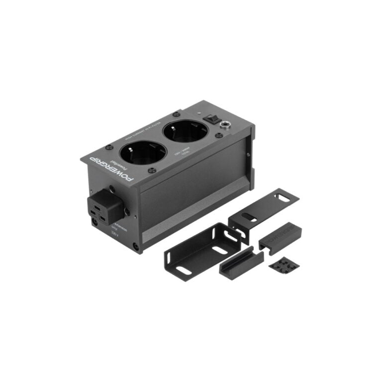 Powergrip PowerRail Modulo Filtro di Rete Componibile 2 Prese 3.680 W