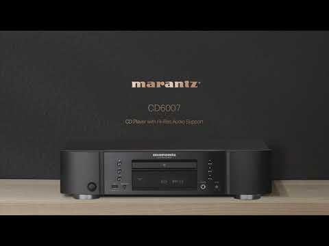 Carica il video: Marantz CD6007 nero lettore cd con dac usb anteriore con lettura file FLAC HD e DSD