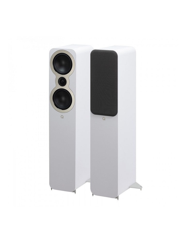 Q Acoustics 3050C bianco satinato Coppia Diffusori da Pavimento