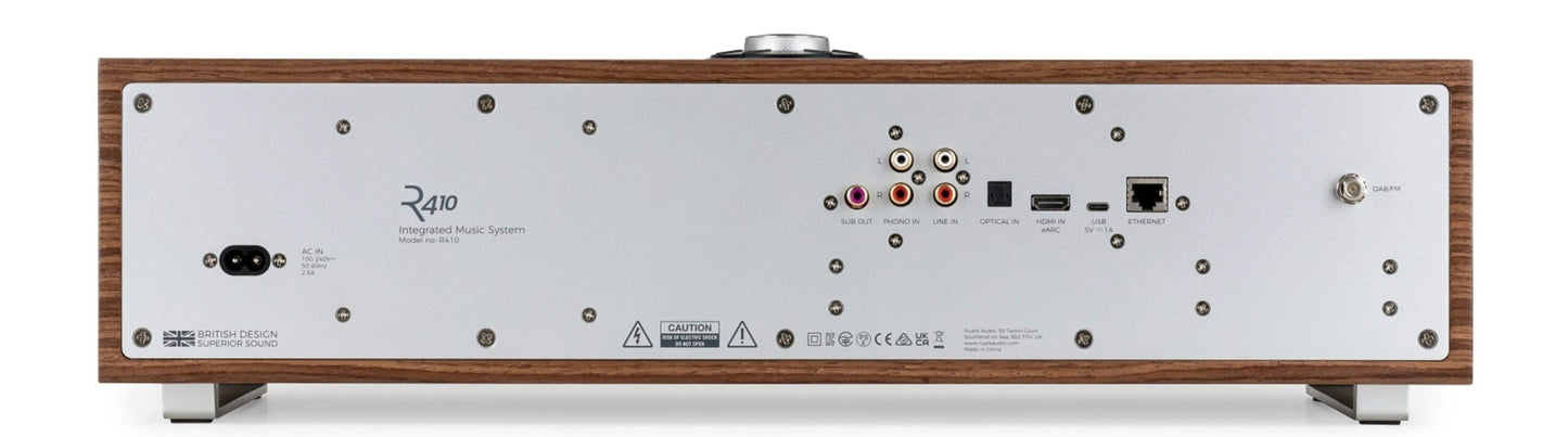RUARK R410 noce sistema all-in-one radio DAB+ / FM e servizi di streaming musicale