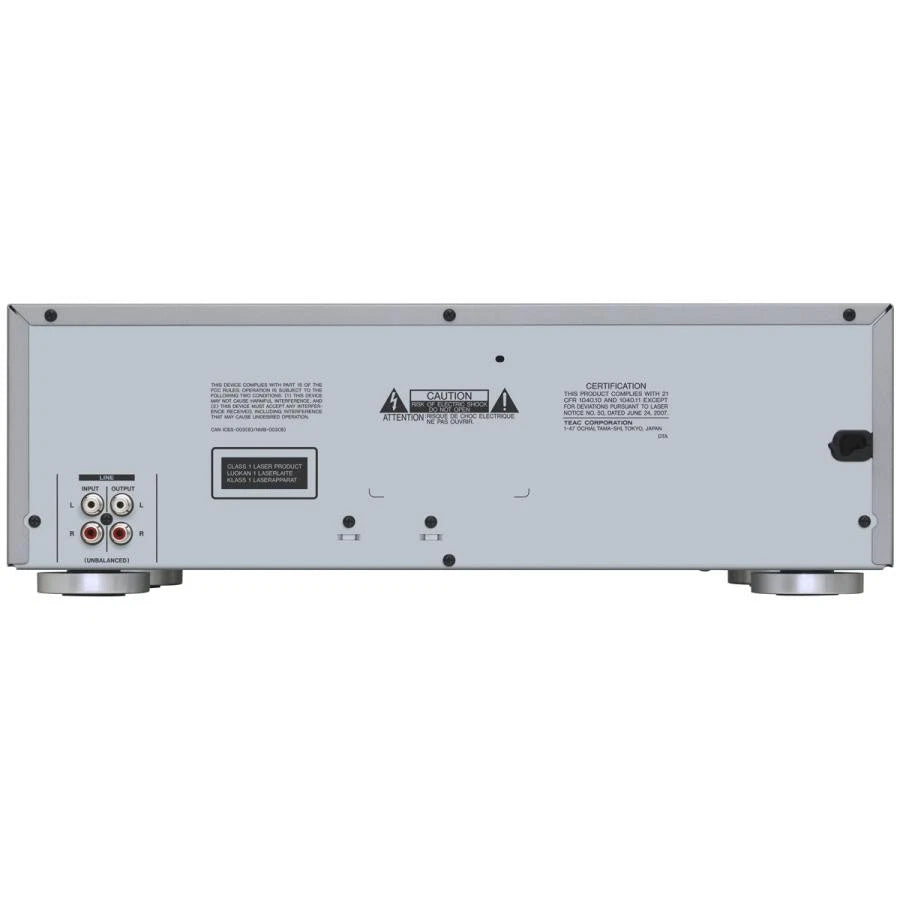 Teac AD-850-SE silver lettore cd e registratore a cassetta