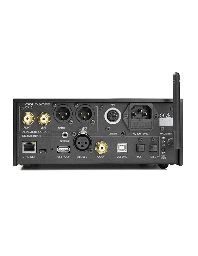 Gold Note DS-10 EVO gold preamplificatore, streamer , dac , ampli per cuffie