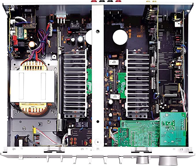 Yamaha As701 nero amplificatore integrato con fono mm e dac 2x100 watt