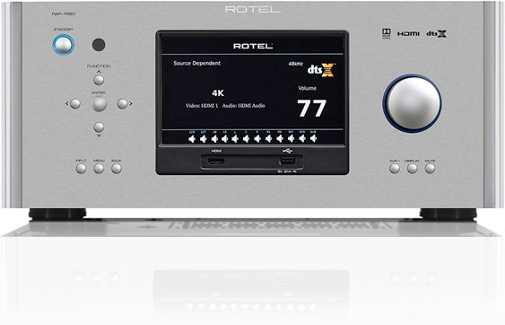 ROTEL RAP 1580 SILVER SINTOAMPLIFICATORE 7.1 CLASSE A-B NUOVO GARANZIA ITALIA