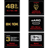 Audioquest Carbon HDMI 48G da 1 MT Risoluzione sopra gli 8K-10K - HDCP 2.2 - HDR - 48 Gbps