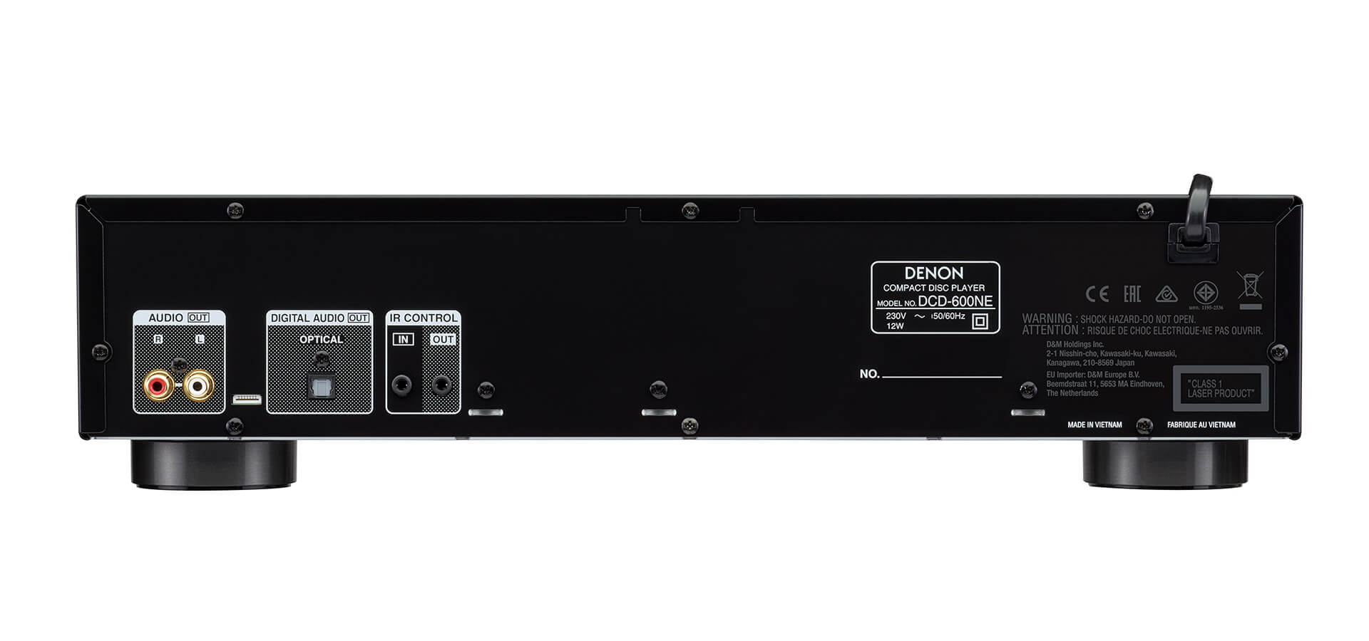 Denon DCD600NE nero lettore cd mp3 wma con AL 32 Processing