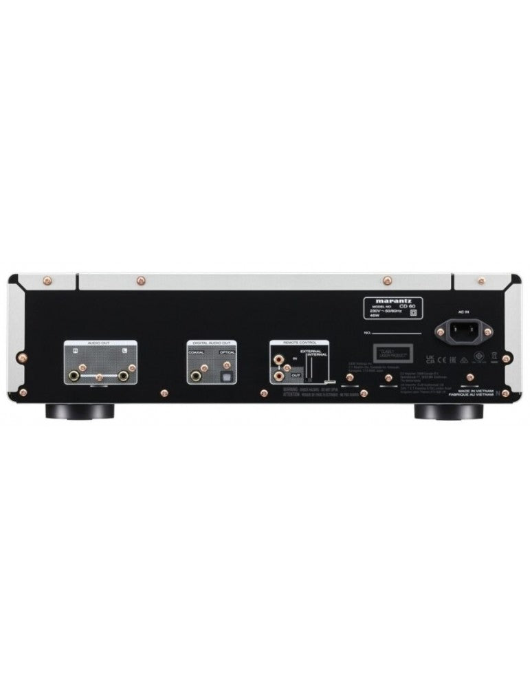 Marantz CD 60 silver lettore cd con DAC ESS ES9016K2M e porta USB