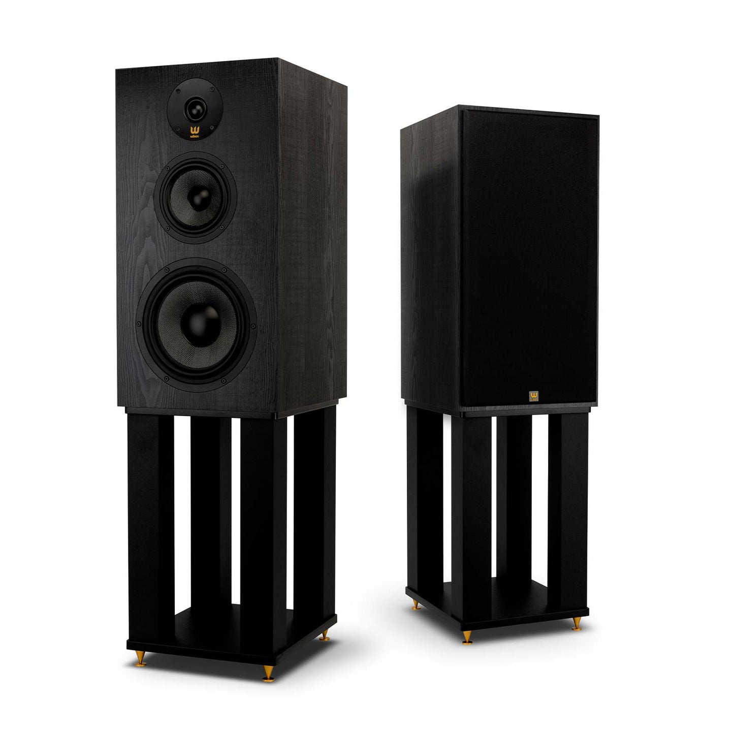 Wilson classic nere diffusori 3 vie bass reflex con piedistalli